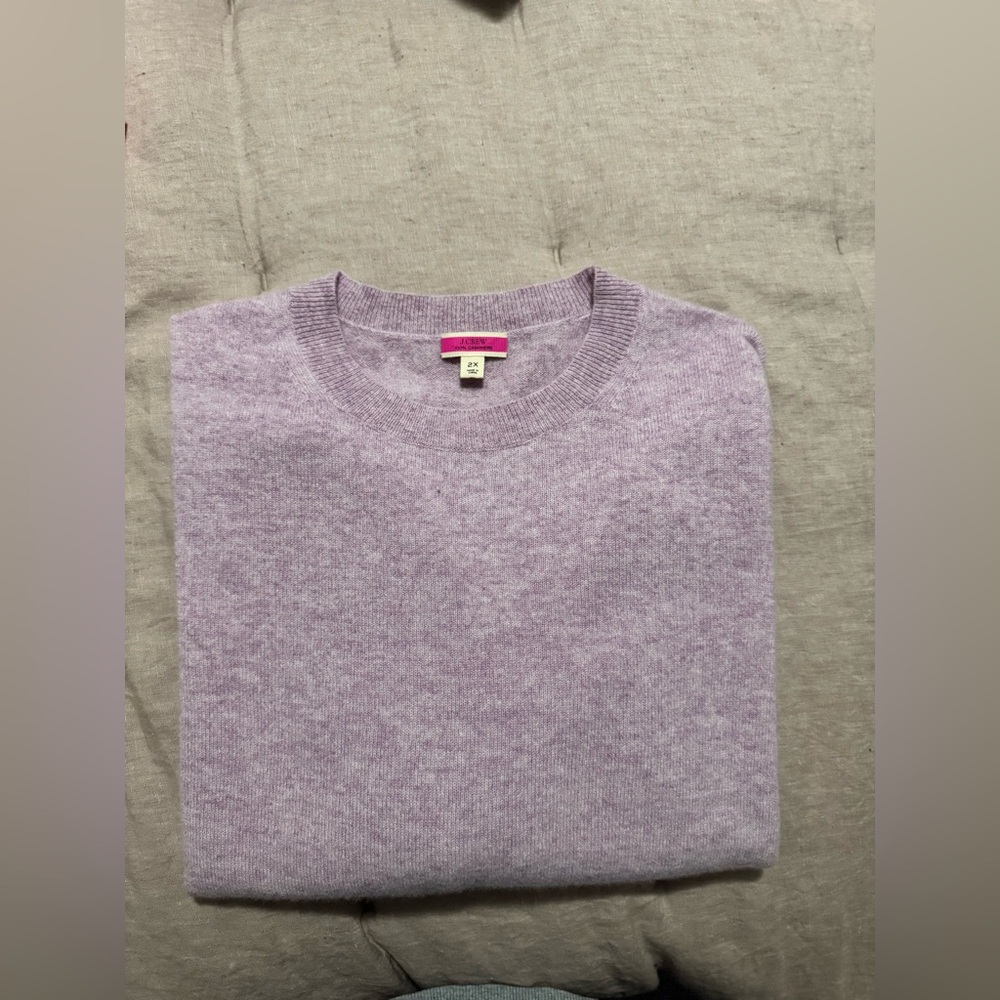 NWOT JCrew Cashmere Classic Fit Crewneck Sweater - Picture 3 of 9